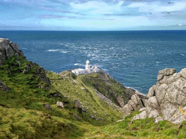The North Light from the cliffs above © Mandy Dee
